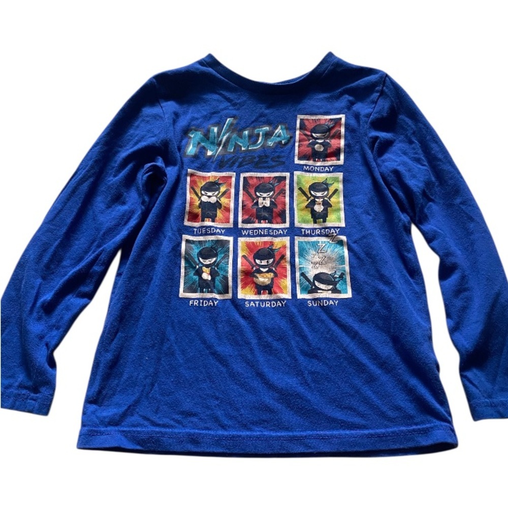 365 Kids Boys Blue Top Size 6